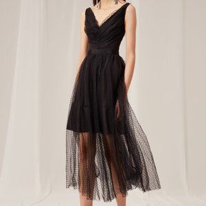 See You Midi Dress, Black Spot